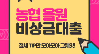NH 농협 올원 비상금대출 이용조건 및 절차 총정리